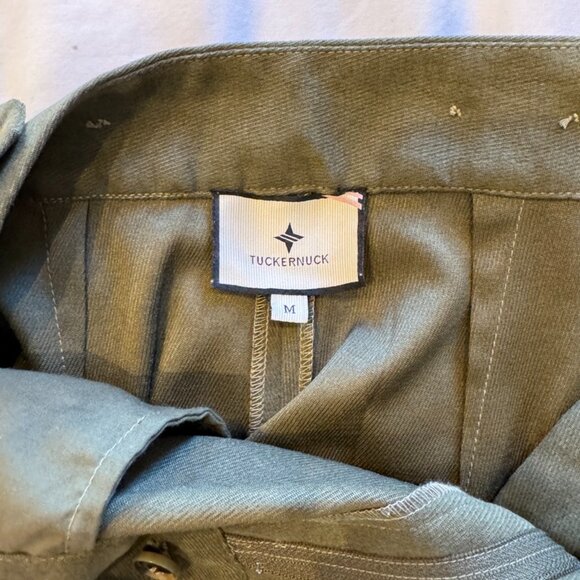 Tuckernuck Dark Green Ankle Pants - Picture 4 of 7